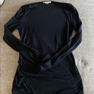 Black long sleeve top size medium